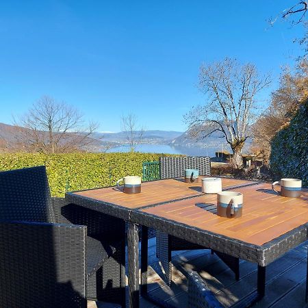 Entre Lac Et Montagne, Chaleureuse Maison 3 Pieces Avec Tres Belle Vue Lac D'Annecy. Terrasse, Jardin, Parking, Cheminee, Barbecue …. 생조리오즈 외부 사진